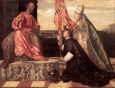 Tintoretto Pope Alexander IV Presenting Jacopo Pesaro to St Peter