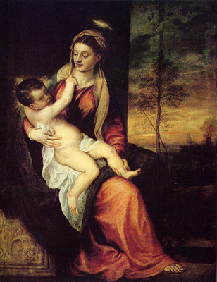 titian mary with the christ child