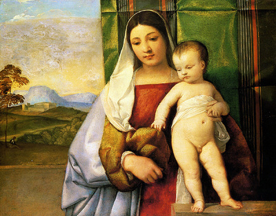 titian the gipsy madonna 1510
