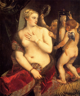 titian venus in front of the mirror 1553