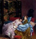 Toulmouche Auguste An Afternoon Idyll