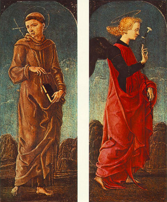 TURA Cosme St Francis Of Assisi And Announcing Angel