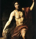 VALENTIN DE BOULOGNE St John The Baptist