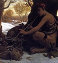 Vedder Elihu Marsyas Enchanting the Hares