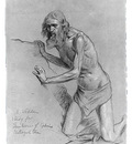 Vedder Elihu Study For The Question Of The Sphinx