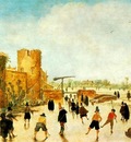VELDE Esaias van de The Joy Of Ice On The Wallgraben
