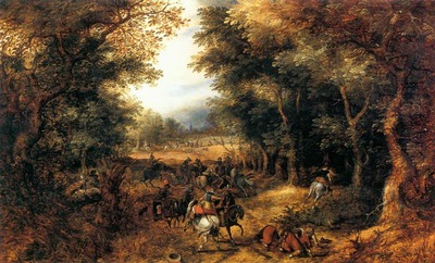 VINCKBOONS David Forest Scene With Robbery