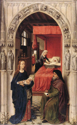 St John the Baptist Altarpiece left panel WGA