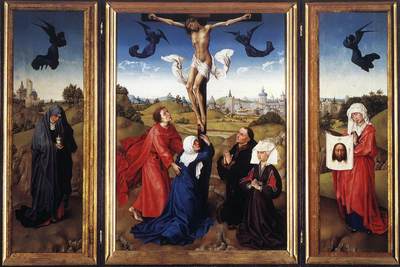 Weyden Crucifixion Triptych