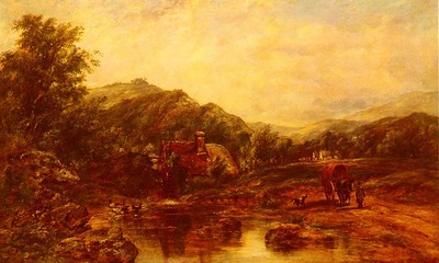 Watts Frederick Waters A Mill Stream Among The Hills