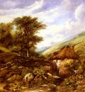 Watts Frederick William An Overshot Mill In A Wooded Valley