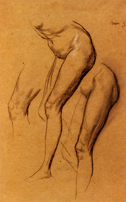 Watts George Frederick Nude Studies Of Long Mary Two Being Studies For Eve