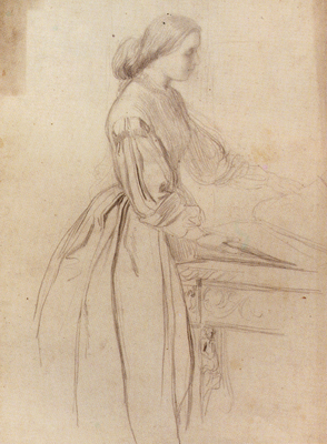 Watts George Frederick Portrait Of A Lady Possibly Julia Jackson