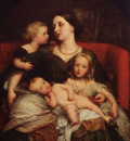 Watts George Frederick Mrs George Augustus Frederick Cavendish Bentinck and her Children