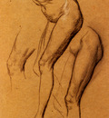 Watts George Frederick Nude Studies Of Long Mary Two Being Studies For Eve