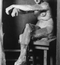 Watts George Frederick Seated Female Nude