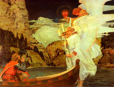 Waugh Frederick Judd The Knight Of The Holy Grail