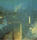 Weir Julian Alden The Bridge Nocturne aka Nocturne Queensboro Bridge