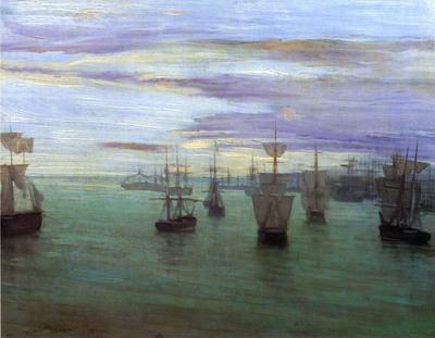 Whistler Crepuscule in Flesh Colour and Green Valparaiso