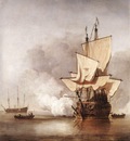 VELDE Willem van de the Younger The cannon Shot