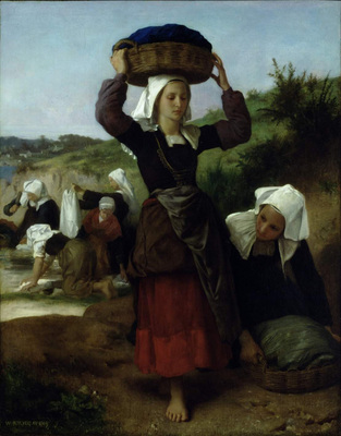 bouguereau william washerwomen of fouesnant