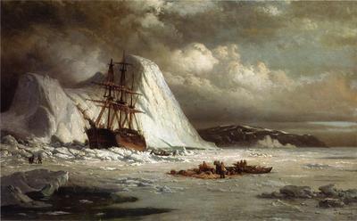 Bradford William Icebound Ship