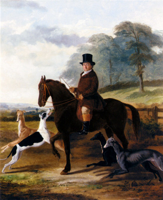 Knight William Henry Mr Gilpin On His Favorite Hack With Greyhounds