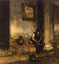 Chase William Merritt Interior of the Baptistry at St  Mark s