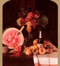 Chase William Merritt Still Life With Watermelon