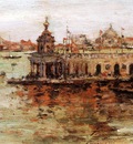 Chase William Merritt Venice View of the Navy Arsenal