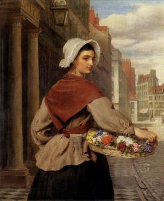 Frith William Powell The Flower Seller