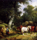Shayer Sen William Carting Timber In The New Forest