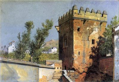Haseltine William Stanley View from the Alhambra Spain
