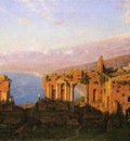 Haseltine William Stanley Ruins of the Roman Theatre at Taormina Sicily