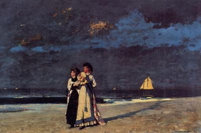 Homer Winslow Promenade on the Beach