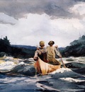 Homer Winslow Canoe in the Rapids
