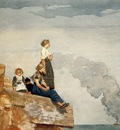 Homer Winslow Fisherman s Family aka The Lookout