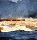 Homer Winslow Fishing the Rapids Saguenay