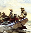 Homer Winslow Sailing the Catboat