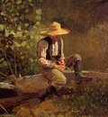 Homer Winslow The Whittling Boy
