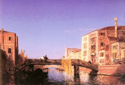 Ziem Felix Le Pont De Bois A Venise