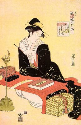 eishi, chobunsai japanese, 1756 1829