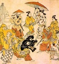jihei, sugimura japanese, active 1680 1698