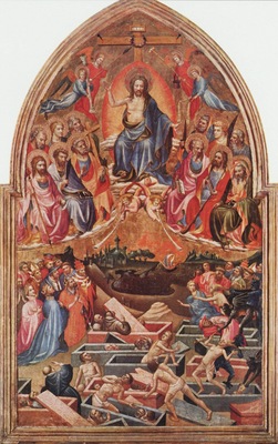 The Last Judgment by the Master of the Bambino Vispo c  1422 Alte Pinakothek