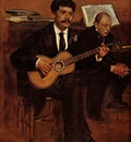 Edgar Degas Lorenzo Pagans et Auguste de Gas