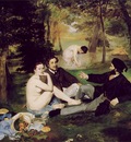 Manet Edouard Le Dejeuner sur l Herbe The Picnic 1