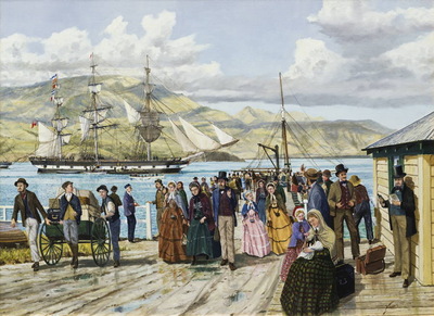 The Arrival of the Maori.