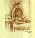 Paul Gosselin  The secretary  - Luminism