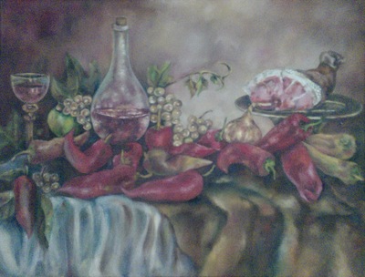 the still life with grapes2
