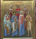 Icon of selected saints